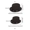 Berets Magic Colid Color Holiday Party Halloween Top Hat Fashion Unisex Personality Rave Show для взрослых детей