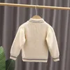 ملابس Pullover Girls Winter Autumn Sweater Sweater Sweater Kids Clothing Kids 1-7y 80-140 Baby Coat Children Top 221128