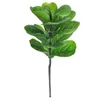 Dekorativa blommor 72 cm konstgjord v￤xt Long Pole Single Banyan Leaf Family El Restaurang Office Interior Dekoration Blomma Arrangemang