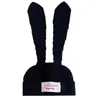 BeanieSkull Caps Slogan Hat Bunny Ears Lover boy Winter Knitted Wool Fashion Cute Autumn Men Women Personality Luxury Brand 221125