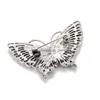 Pinos broches de tamanho grande imitação de broches de borboleta para mulheres 15 pcs conjunto de ligas de cristal diamante highgrado pino artesanal vintage fas dhmui