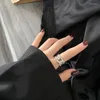Pierścionki ślubne luksusowy unikalny pierścionek projektowy wkładki olśniewający mały cyrkon delikatna pusta biżuteria dla kobiet prezent EngagemeNet