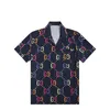 23ss Designer Shirt Mens Button Up tout le corps Lettre Chemises imprimer bowling shirtl Hawaii Floral Casual Shirts Hommes Slim Fit Robe à manches courtes Hawaiian Belkis Top