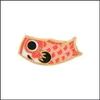 Pins Brooches Koi Fish Enamel Pins Denim Bag Animal Brooches Muti Color Jewelry Women Good Luck Cute 6164 Q2 Drop Delivery Dhgarden Dhvfu