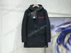 Xinxinbuy 남성 디자이너 코트 다운 재킷 레드 라벨 자카드 편지 파리 긴 소매 여성 블랙 그레이 블루 S-2XL