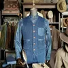 Herrenwesten Herrenanzugweste Indigoblau Slim Fit Sashiko Safari Japan Style Vintage Weste Ärmellose Jacke für Männer