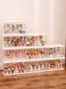 Storage Boxes Bins Acrylic Blind Box Showcase Action Figures Display Case Model Collectible Dustproof Artcrafts Box Toy Doll Storage Organizer 221128