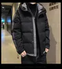 メンズダウン冬スタイルの綿パッド付き服ファッションファイトジッパーフード付き厚いパーカージャケットカジュアルウォーム