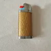 Latest Smoking Colorful PU Leather Zinc Metal Replaceable Inside Lighter Case Sheath Casing Shell Protection Sleeve Portable Dry Herb Tobacco Cigarette Holder DHL