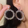 Boucles d'oreilles pendantes élégantes géométriques en forme de zircon cubique goutte d'eau boucle d'oreille pour les femmes mode dîner fête bijoux cadeaux