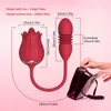 Sexspielzeug-Massagegerät Rose Zungenvibratoren für Frauen Klitoris Leistungsstarker G-Punkt-Vibrator-Stimulator Lecken Teleskopisch