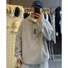 grey pull over