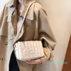 Avondtassen kleine gewatteerde luxe tas zomer mini pu lederen crossbody damesontwerper schouderhandtassen onderarm portemonnee vrouw