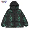 Piumino da uomo Parka invernale Parka Giacca da uomo Punk Snake Stampa completa Streetwear Caldo Cerniera spessa Harajuku Cappotto imbottito Capispalla Donna 221124