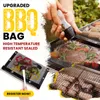 BBQ Strumenti Accessori Grill Grill Bagna Riutilizzabile tappetino per picnic da campeggio da picnic Calco di cottura ingenziale BBQ 221128