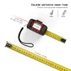 Tape Measures Meterk Portable 2 in 1 LCD Laser Distance Meter Multifunctional Measure 131Ft40M 16Ft5M Measuring Instruments 22112944023