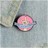 Pins Brooches Creative Feminism Badge Brooches For Women Round Zinc Alloy Letter Girls Re Boys Drool Denim Shirts Hats Bags Enamel Dhmyt