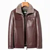 Men's Leather Faux YN-2266 Autumn and Winter Sheepskin Coat Plush Thickened Fur One Business Casual Jacket 221124
