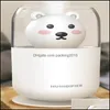 Outra decoração de casa mini umidificador veículo originalidade Pet Bear Oleods Essential Difusers Mulher Man Moda Moda AROMATErapia Abastecimento de água I Dhwoo