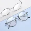 Sunglasses Designer Round Titanium Glasses Men Optical Myopia Prescription Eyeglasses Frame Women Ultralight Eyewear 913