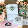 Other Decorative Stickers Christmas Decoration Gift Sticker Mti Design Stickers Party Festival Santa Claus Pattern Room Sticky Paper Dhyhe