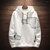Herrtr￶jor 2022 Sweatshirt Sudadera mode l￥ng￤rmad enkla bokst￤ver tryckt manlig tr￶ja Poleron Hombre