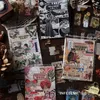 Klejki naklejki 20 arkusze Vintage Pet Sticker Książka DIY DZIENNIK Butterfly ins album album scrapbooking Retro Flower Material Papier dekoracyjne naklejki 221128