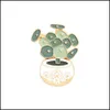 Broches Broches Plante Vert Métal Broches Broche Émail Broches Pour Femmes Hommes Cadeau Mode Jewlery 1454 D3 Drop Delivery Bijoux Dhgarden Dhwfz