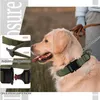 Hundehalsbänder, Leinen, langlebig, taktisches Hundehalsband, Leine-Set, verstellbar, Militär-Haustierhalsband, Perro, mittelgroßer großer Hund, Deutscher Schäferhund, Trainingszubehör 221125