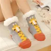 Socks For Newborns Anti-slip Child Plus Thick Terry Warm Winter Cute Christmas Socks fit Kids 0-6Y A65