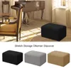 Stol t￤cker stretch rektangel ottoman cover pall slipcover protector spandex elastic fotpool soffa slip f￶r fotst￶d