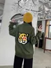 Designer herrtröjor högkvalitativ Nigo Co -märke Tiger Head Sticked Cardigan för män Kvinnor