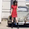 Etnische kleding Zomerstijl QIPAO -literatuur en kunst Retro verbeterde versie Girl's jurk Chinese korte damesjurk