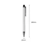 Sublimatie Ballpoint Pennen Blank warmteoverdracht witte zink legering materiaal aangepaste pen schoolkantoor benodigdheden SN348