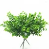 Decorative Flowers 1Pc Artificial Plant Creative Shrubs Ferns Simulation Plastic Flower Fern Wall Material Accessories