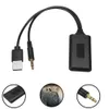 1pc Adaptador de cabo de rádio compatível com Bluetooth Adaptador universal Aux Player Receiver de áudio USB 3,5mm para BMW E90 E91 E92 E93