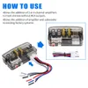 2022 neue 12V Auto Auto Audio Konverter RCA Stereo Hoch Zu Niedrig Einstellbare Frequenz Linie Lautsprecher Ebene Adapter