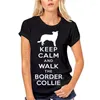 T-shirts pour hommes Keep Calm Walk The Border Collie KC Dog Lovers Gift Mens Shirt Taille S-XXL