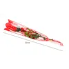 Valentine's Day Party Supplies Led Colorful Cloth Rose Flower Luminous Flashing Wand Stick Decoration Bouquet Christmas Decor