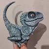 정원 장식 크리 에이 티브 태어난 Velociraptor 쥬라기 공원 블루 패턴 공룡 홈 거실 장식 컬렉션 공룡 장난감 선물 221126