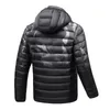 Vestes pour hommes Hommes imperméable chauffé USB hiver extérieur chauffage électrique chaud Sprot manteau thermique vêtements chauffant coton 221124