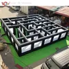 8x8m gigantische opblaasbaar labyrint puzzel maze arena doolhof carnival game te koop