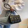 Avondtassen kleine gewatteerde luxe tas zomer mini pu lederen crossbody damesontwerper schouderhandtassen onderarm portemonnee vrouw