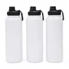 Sublimation Blanks Stainless Steel Water Bottle Insulated Thermos Mugs and Wide Mouth Lid Double Wall Vacuum Tumbler Keeps Liquids Hot or Cold