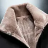 Masculino Down Parkas 5xl Winter Classual clássico quente e espesso casaco de lã de outono bolsos de moda parka à prova de vento plus tamanho 221128