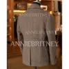 Męskie garnitury Blazers Vintage Tweed garnitur dla mężczyzn Slim Fit 3 -częściowy zestaw blezerowy skórzany kamizelka Herringbone Costume Homme Terno Masculino Custom Made 221128