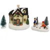 Garden Decorations Christmas Village Personages Collectible Accessoires Kid spelen Figurine of Xmas Decoration Merry Christmas Holiday Scene Decor 221126