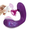 Sex Toy Massager Wearable g Point Suction Clit Sucker Vibrator Clitoris Stimulator Vibrating Dildo Tongue Licking Toy for Women Female