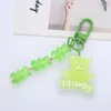 5 Colors Fashion Colorful Chain Bear Keychain Women Girl Gummy Bear Handbag Keyring Cute Pendant Charms Key Chains Gifts