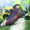 Dress Shoes Men Two-tone Football Boots Black and White Ing Upper High-top Soccer High Quality Cleats Arrivaling 221125 GAI GAI GAI